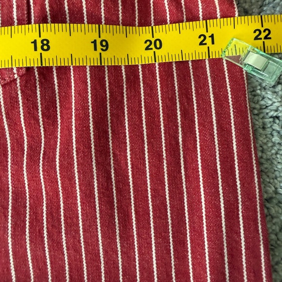 Vtg Ralph Lauren Jeans Co Blue Corduroy Collar Red Pinstriped Chore Barn Jacket - Picture 11 of 16